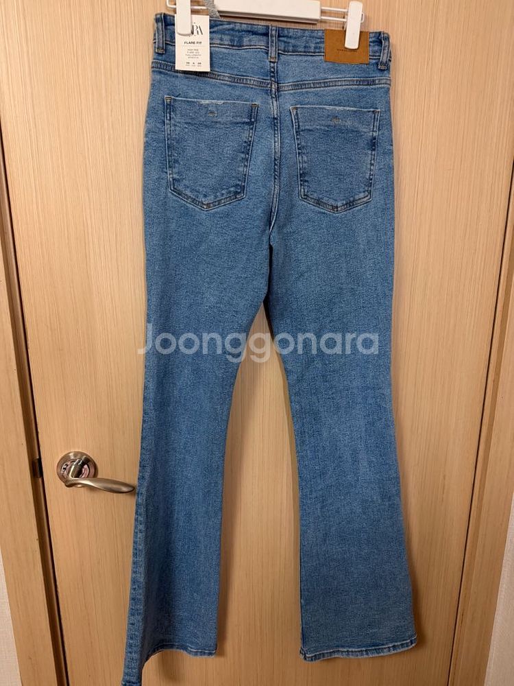 택O,28사이즈) 자라 Z1975 플레어핏 하이웨스트 청바지 부츠컷 데님--4