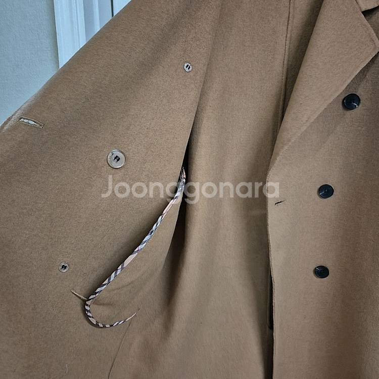 울100 핸드메이드 롱 코트--7