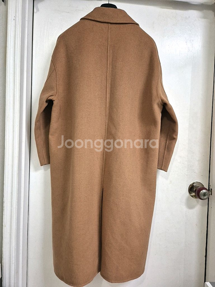 울100 핸드메이드 롱 코트--2