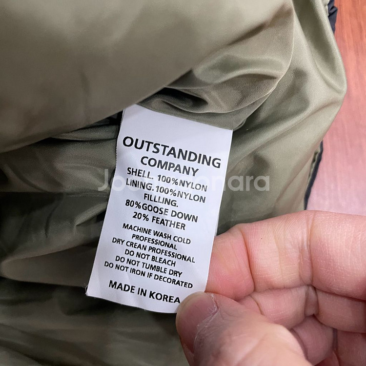 아웃스탠딩 카라코람 구스다운 파카--2