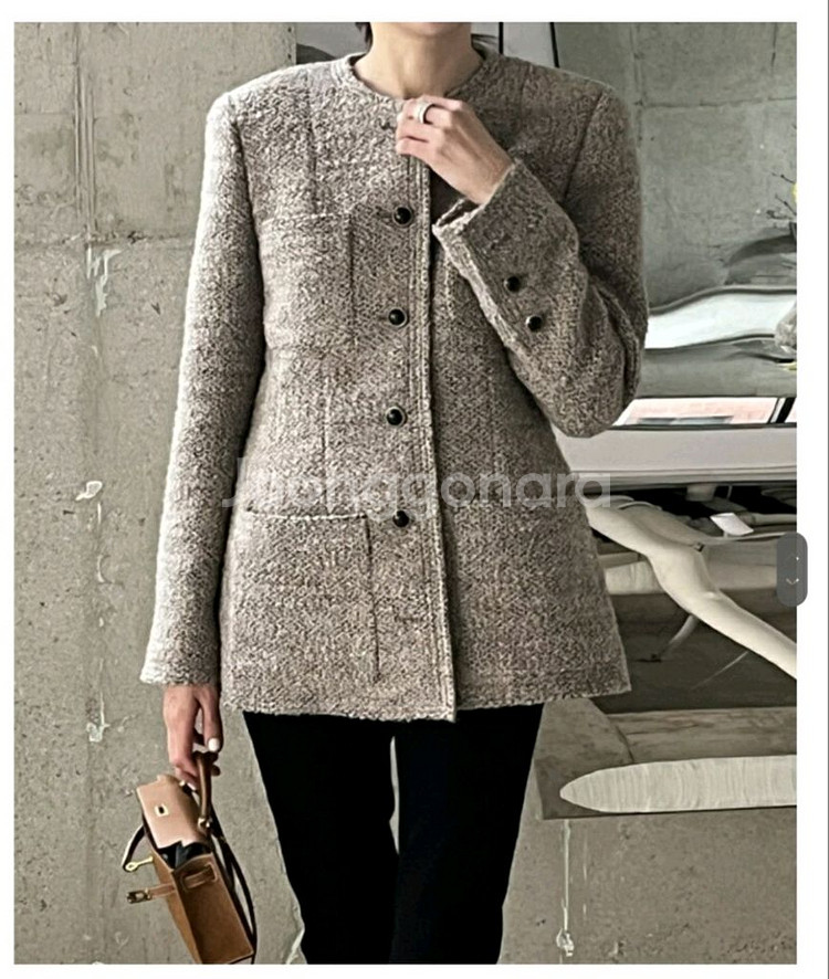 아뜰리에쎄모먼/트위드자켓/34사이즈/새상품/택포--1