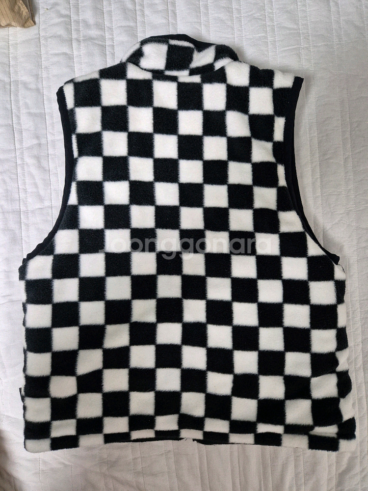 히로 체커 리버시블 조끼 베스트120--1