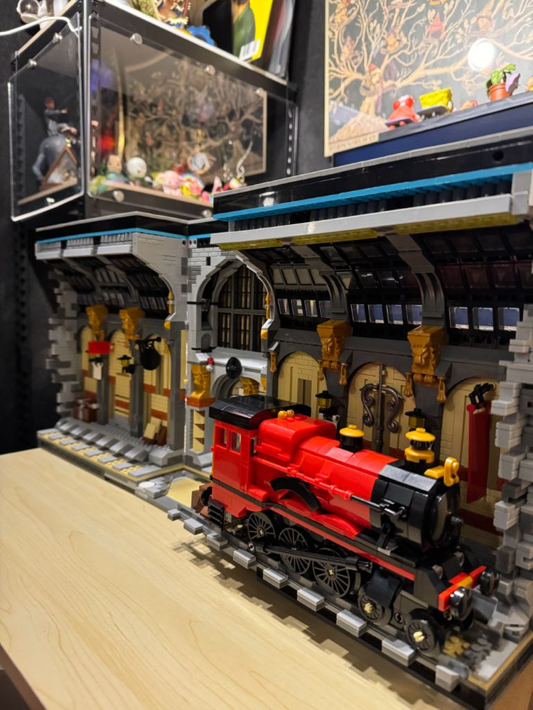 호환레고 해리포터 익스프레스 팝니다 불도 들어옵니다--1