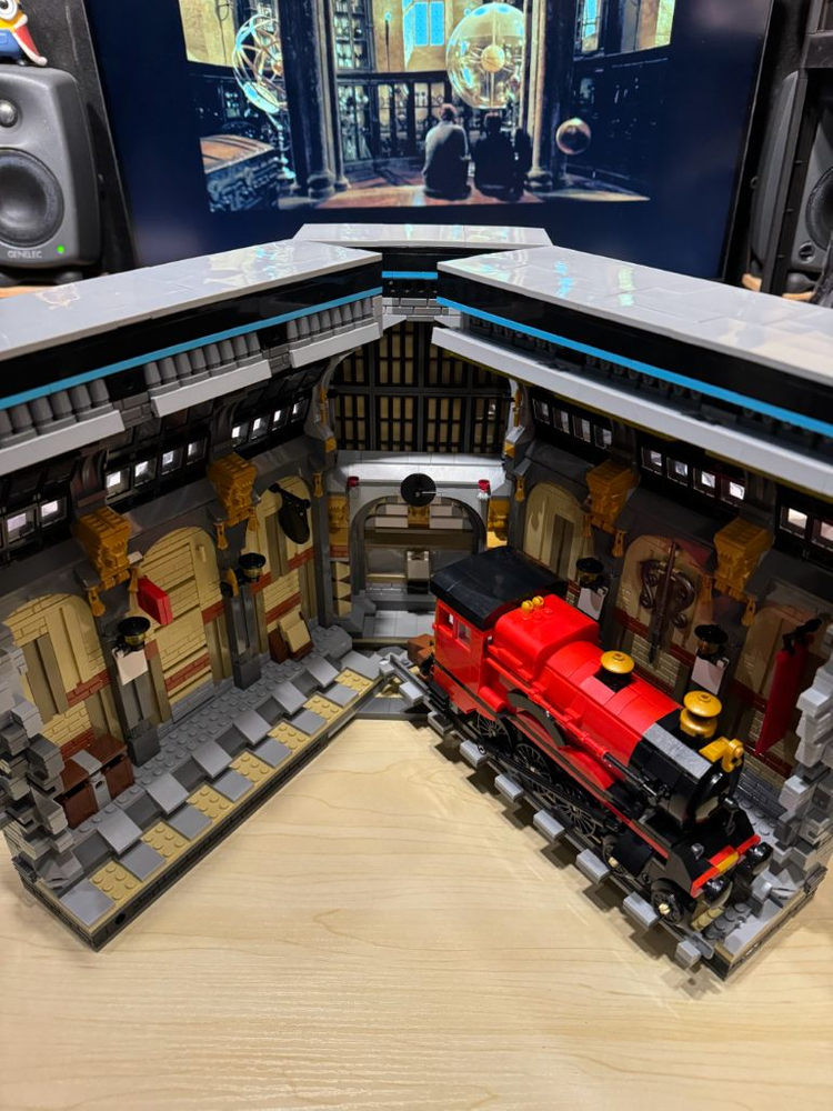 호환레고 해리포터 익스프레스 팝니다 불도 들어옵니다--2