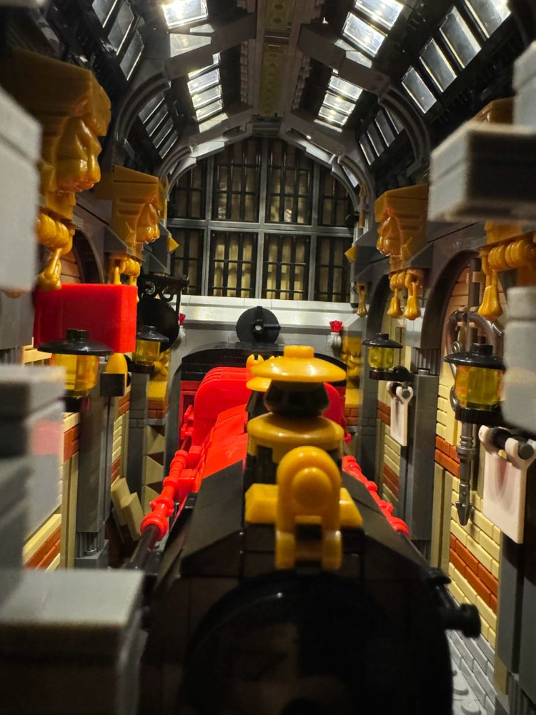 호환레고 해리포터 익스프레스 팝니다 불도 들어옵니다--5