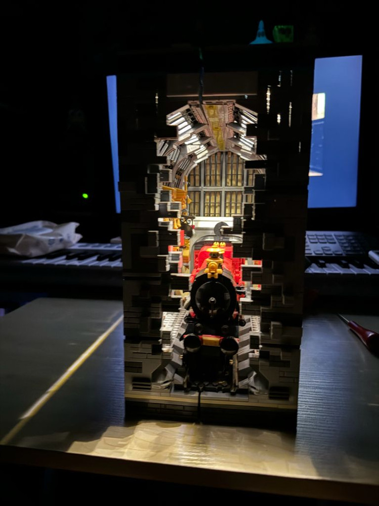 호환레고 해리포터 익스프레스 팝니다 불도 들어옵니다--4