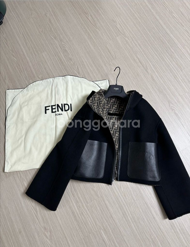 펜디 FF 로고 패턴 자켓--3