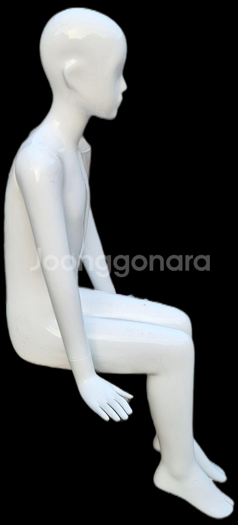 아동 좌상 마네킹 중고품--1
