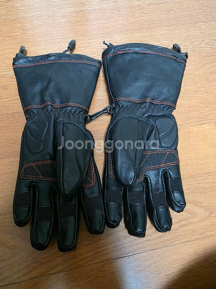 할리 여성 가죽 열선 장갑--1
