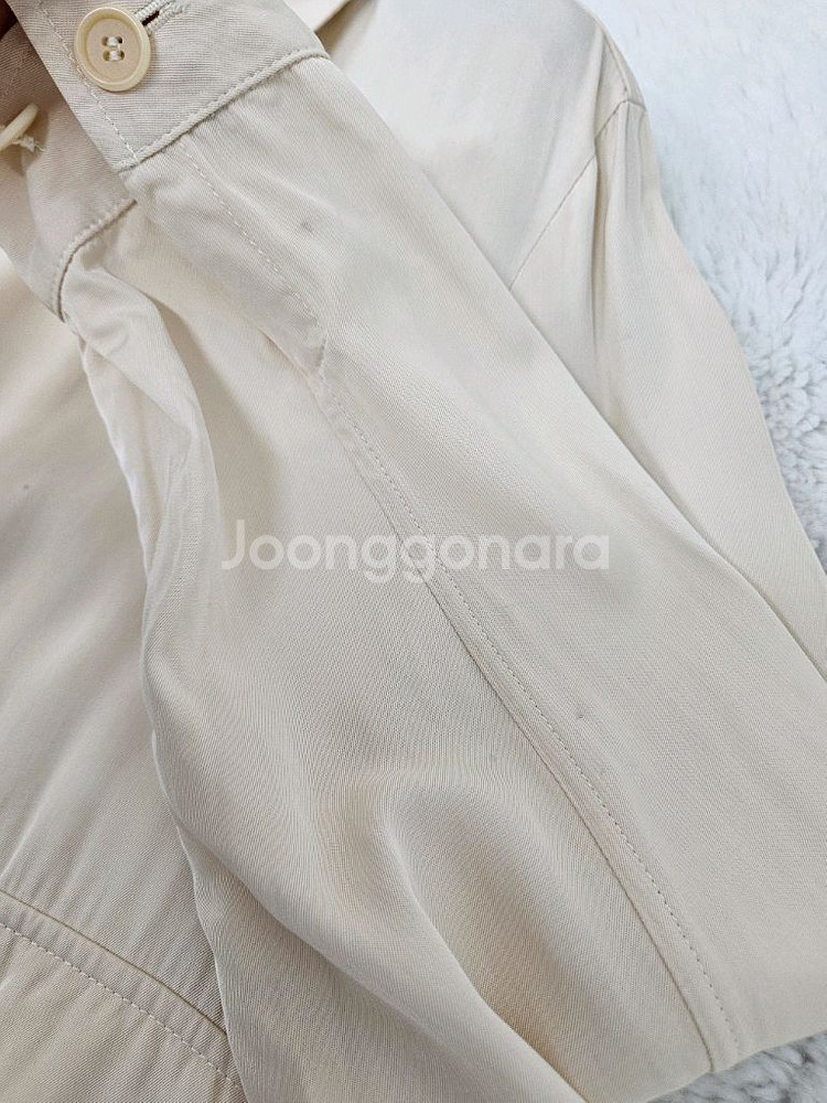 브리오니 100% 실크 집업 블루종 자켓--7