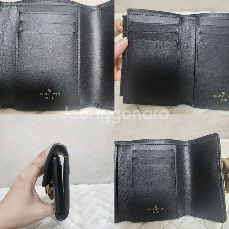 [상태A++] 루이비통 도핀 컴팩트 월릿 코인지폐 반지갑--2