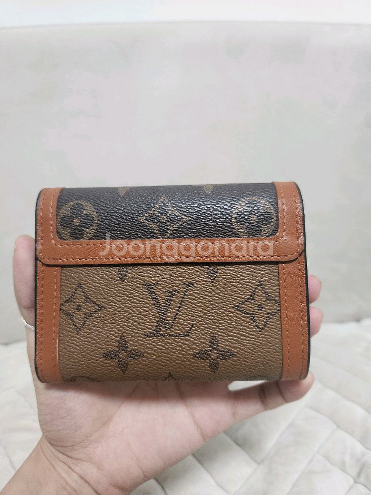 [상태A++] 루이비통 도핀 컴팩트 월릿 코인지폐 반지갑--6