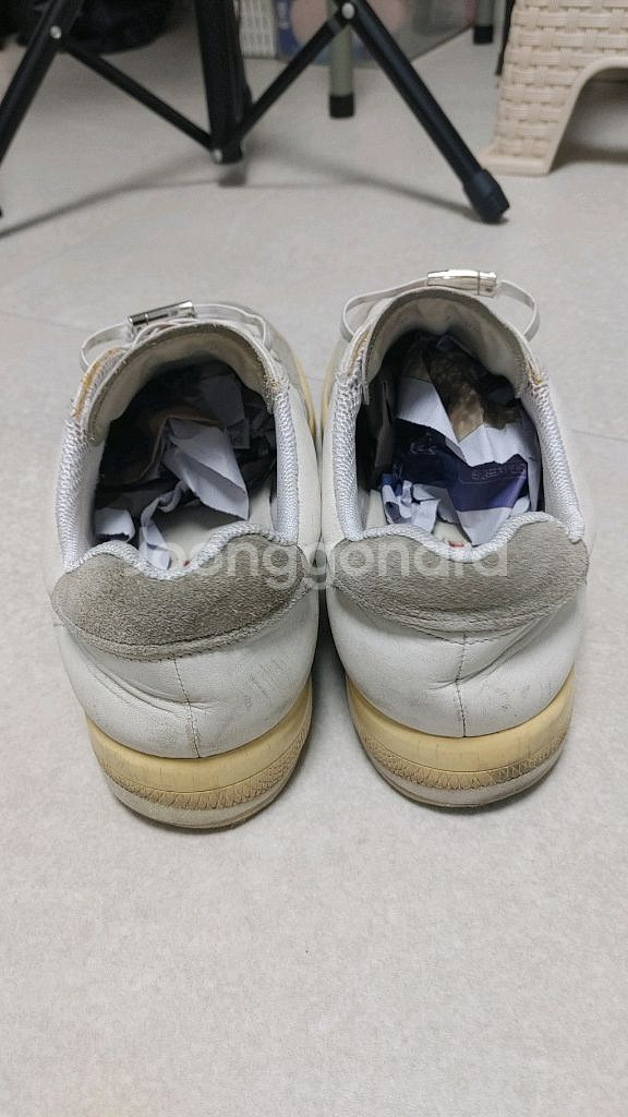 프라다 화이트 스니커즈 8.5(275) Vibram--2