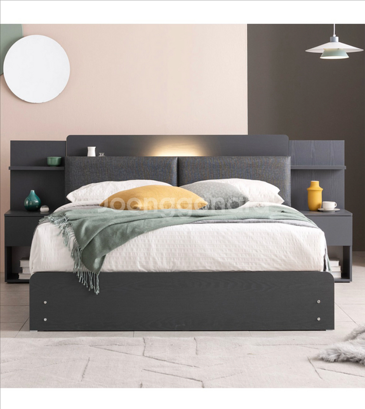 슬립스토아 수납형 침대 프레임 (협탁2개포함)--0