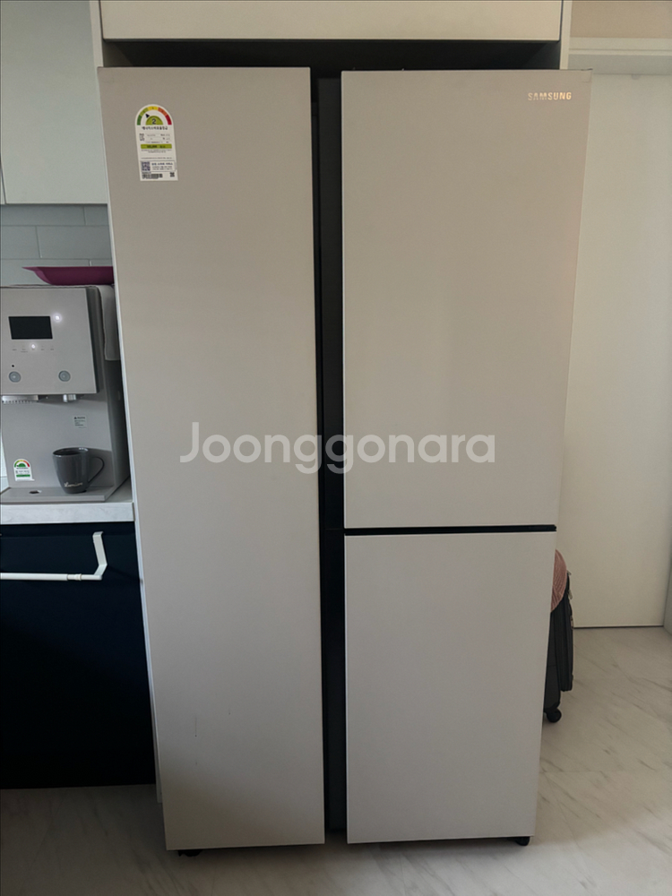 삼성 비스포크 4도어 냉장고 846L 코타화이트--0