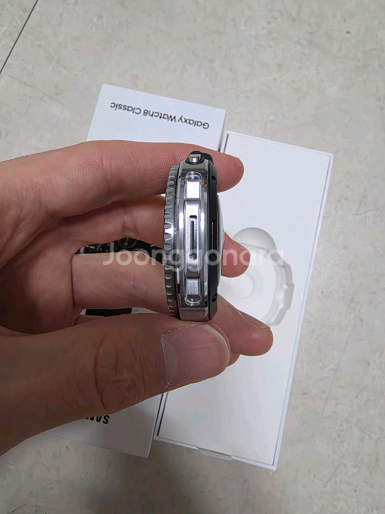 자급제 갤럭시 워치8 클래식 블랙 셀롤러--3