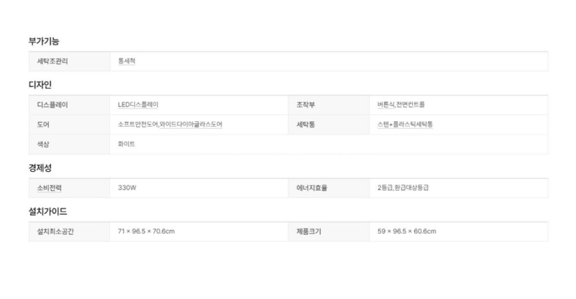 LG 통돌이 세탁기 12kg TR12WL 화이트--2