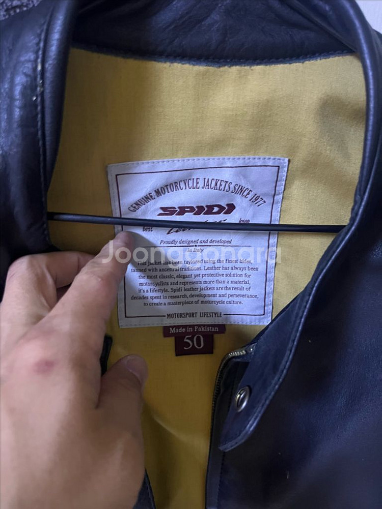 SPIDI 가죽 라이딩 자켓 105, 유로50--1