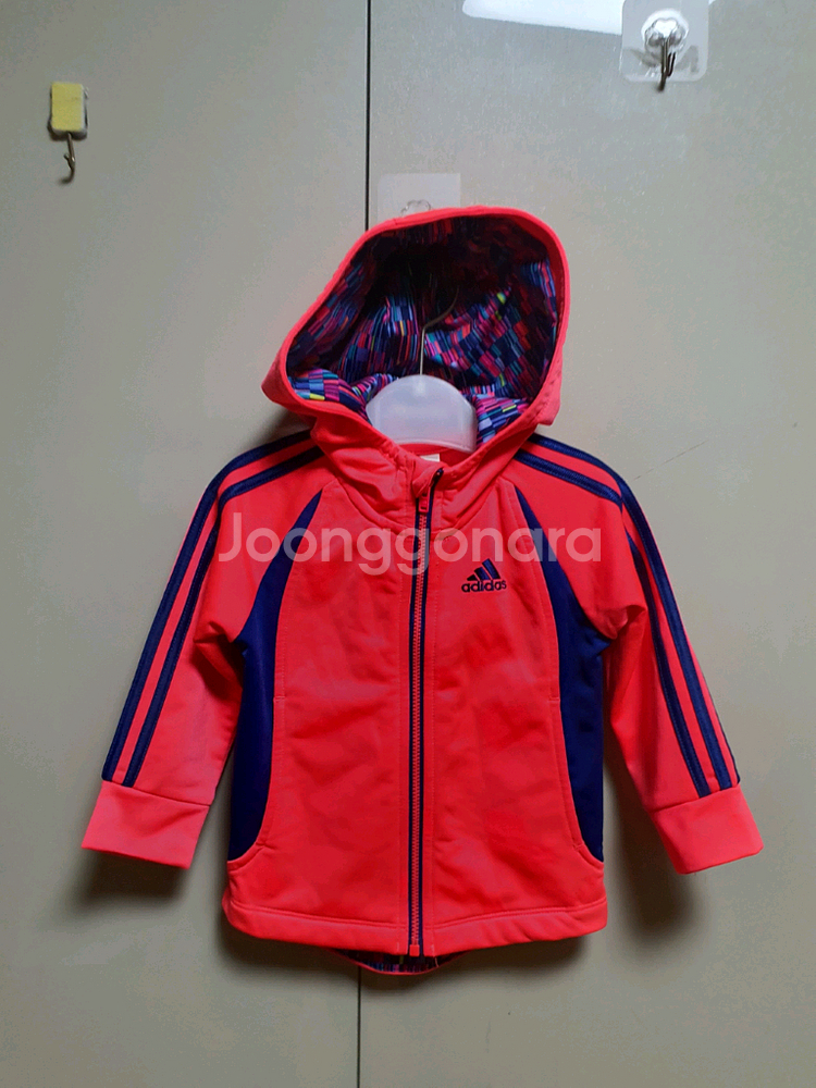 아디다스 유아 기모 후드집업 (18m)/4천원--1