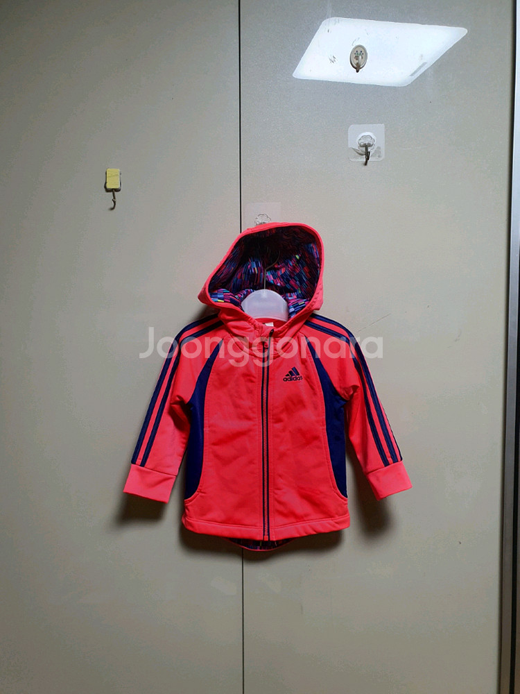 아디다스 유아 기모 후드집업 (18m)/4천원--0