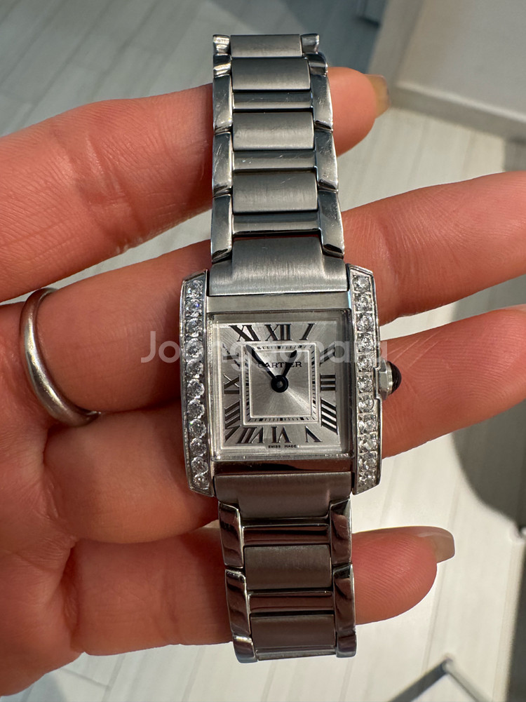 까르띠에 프랑세즈 다이아몬드 시계--1