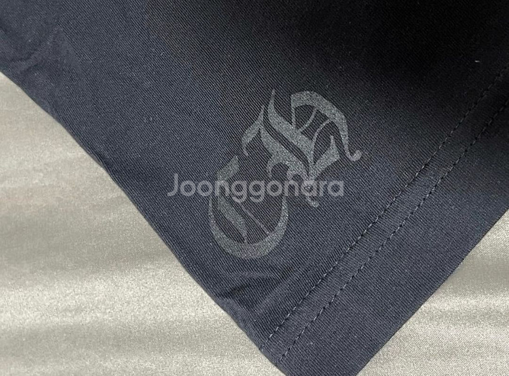 크롬하츠 퍼플 넥 레터링 롱슬리브 M 레플--3