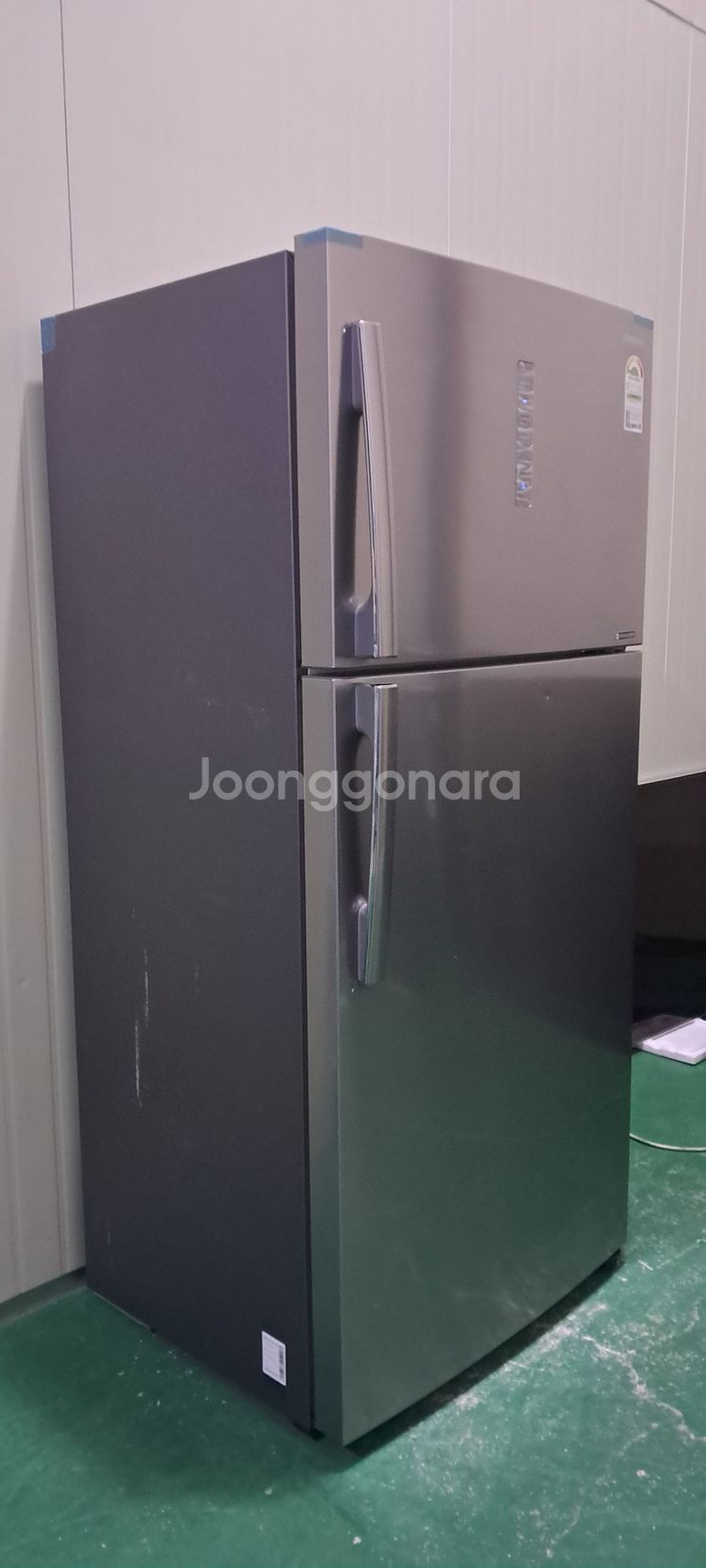 1597 삼성 615L 2도어냉장고(메탈)--1