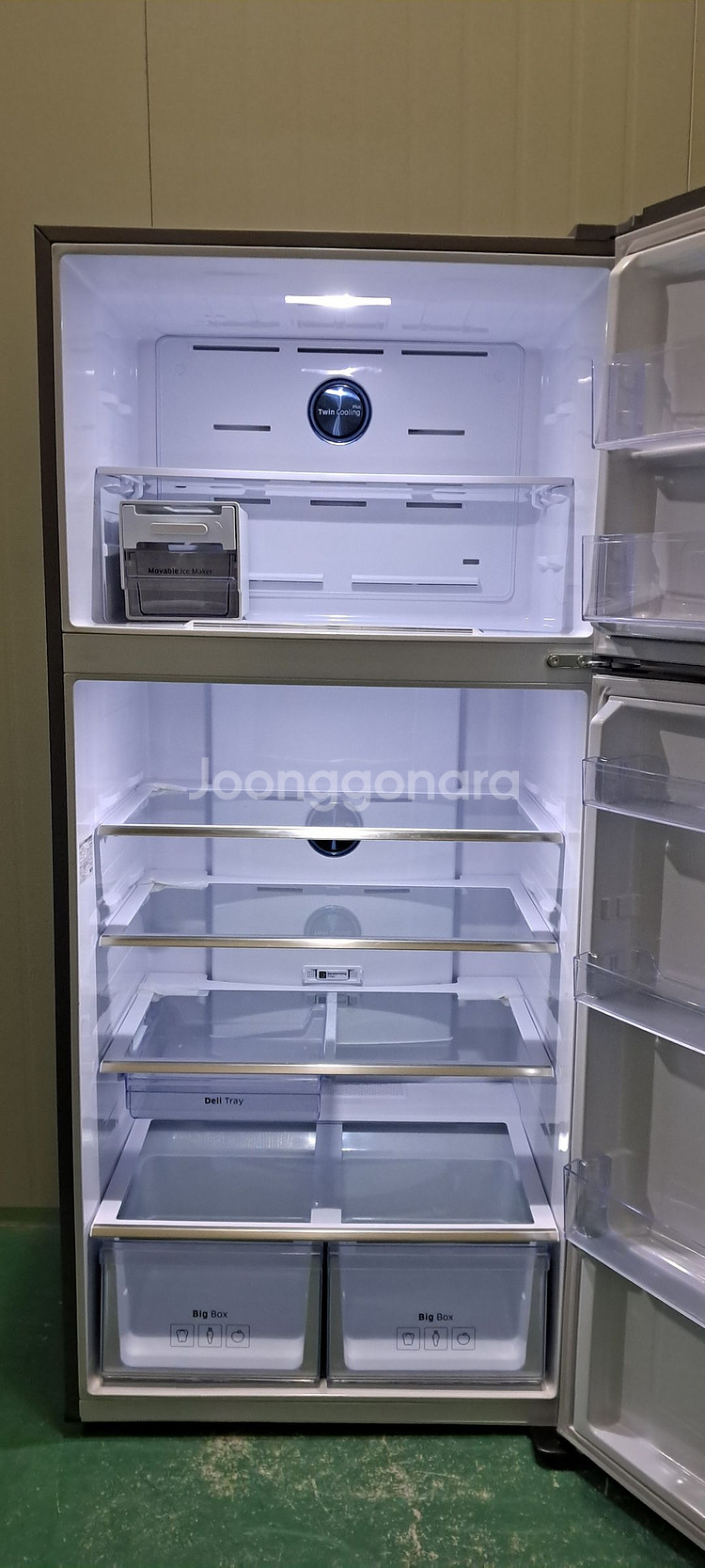 1597 삼성 615L 2도어냉장고(메탈)--3