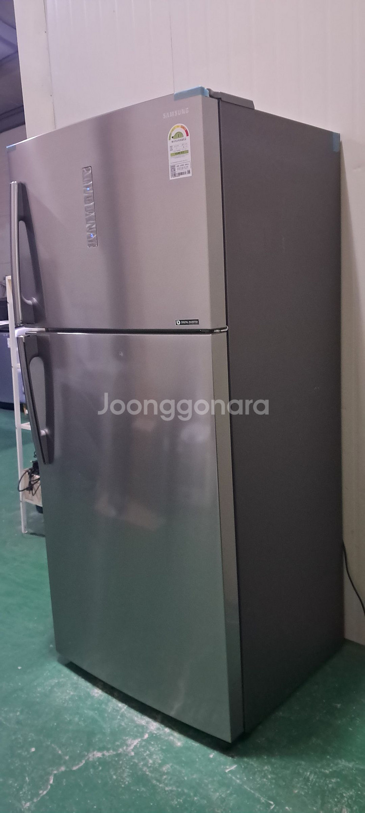 1597 삼성 615L 2도어냉장고(메탈)--2