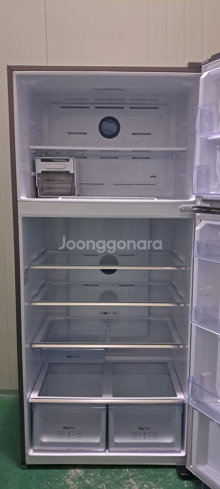 1597 삼성 615L 2도어냉장고(메탈)--4