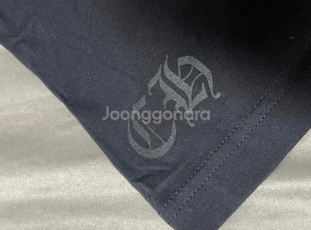 크롬하츠 퍼플 넥 레터링 롱슬리브 M 레플--8