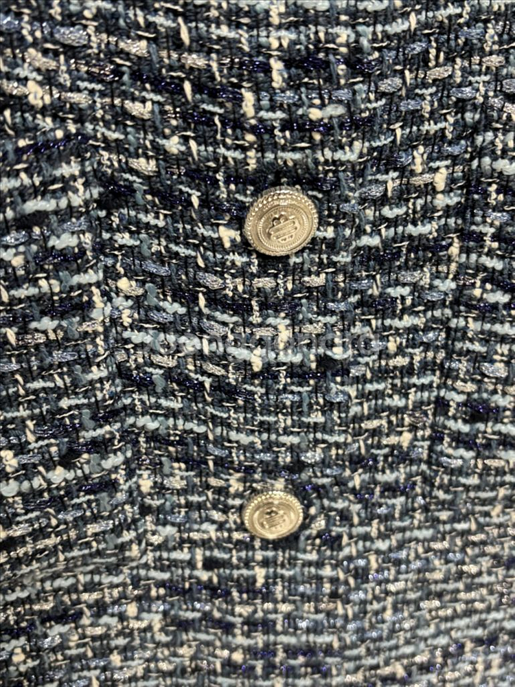 마쥬 COLLY 블루 트위드자켓 반팔트위드자켓 새상품 1사이즈--8