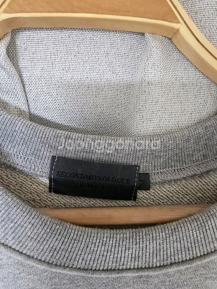 세컨 모놀로그 엠파이어 90에스 스웻 셔츠(그레이)--6