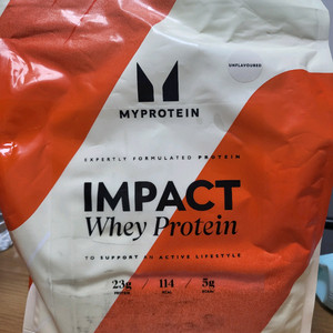 새제품 마이프로틴 임팩트 웨이 프로틴 무맛 2.5kg