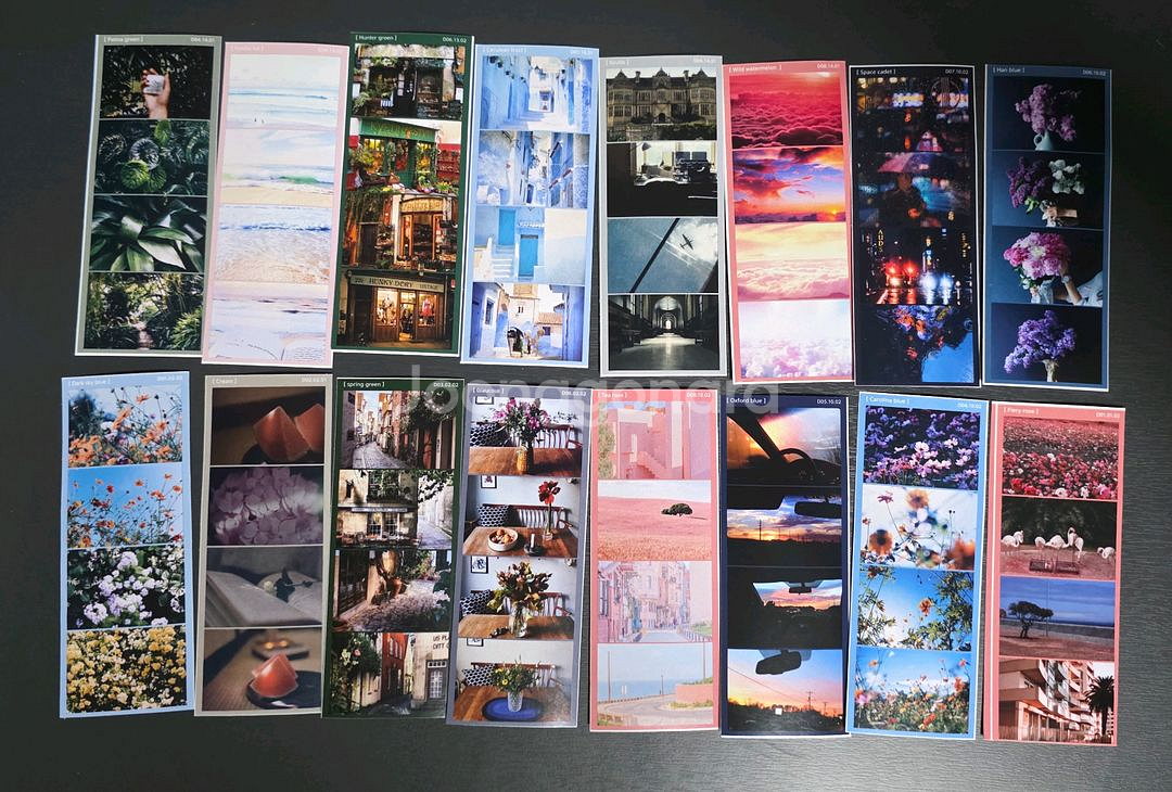 (처분) 4컷 감성 스티커 (64장)--1