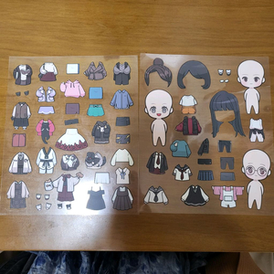 나의최애캐 코디스티커 팝니다