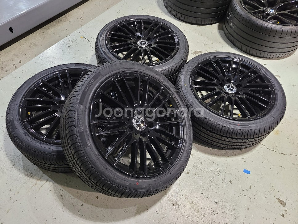 벤츠 신형C클래스 마차18인치 순정품휠타이어 한대분--5