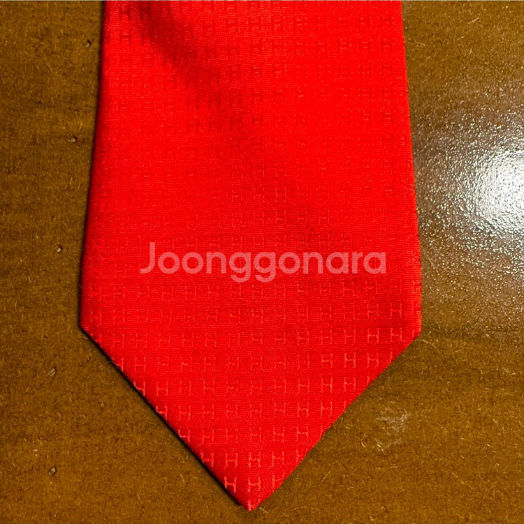 에르메스 파코네 넥타이 정품--5