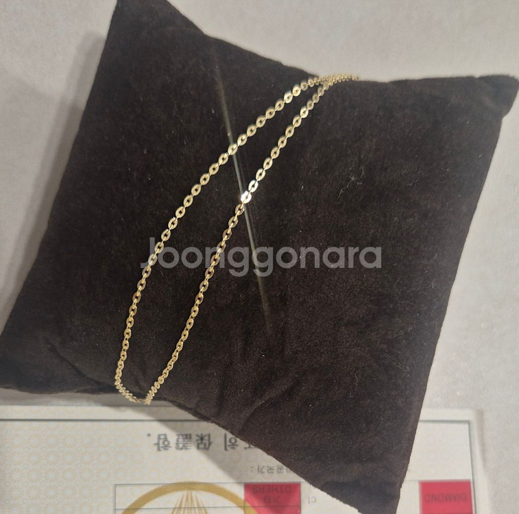 14k 골드 체인 목걸이--0