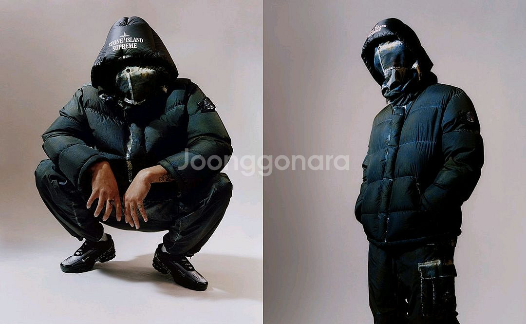 슈프림 스톤아일랜드 20fw 크링클랩스 코랄 S사이즈 팝니다--6