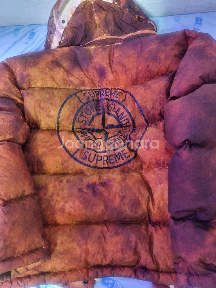 슈프림 스톤아일랜드 20fw 크링클랩스 코랄 S사이즈 팝니다--4