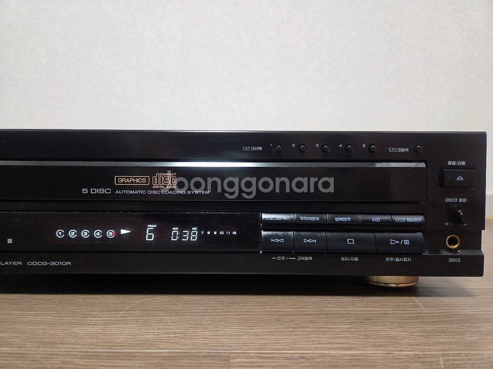인켈 5CD 플레이어 CDCG-3010R--2