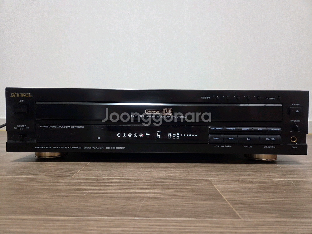 인켈 5CD 플레이어 CDCG-3010R--0