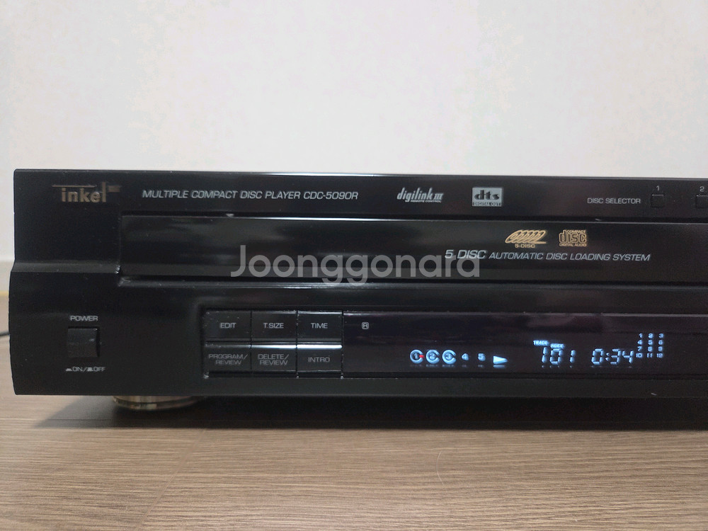 인켈 5CD 플레이어 CDC-5090R--1