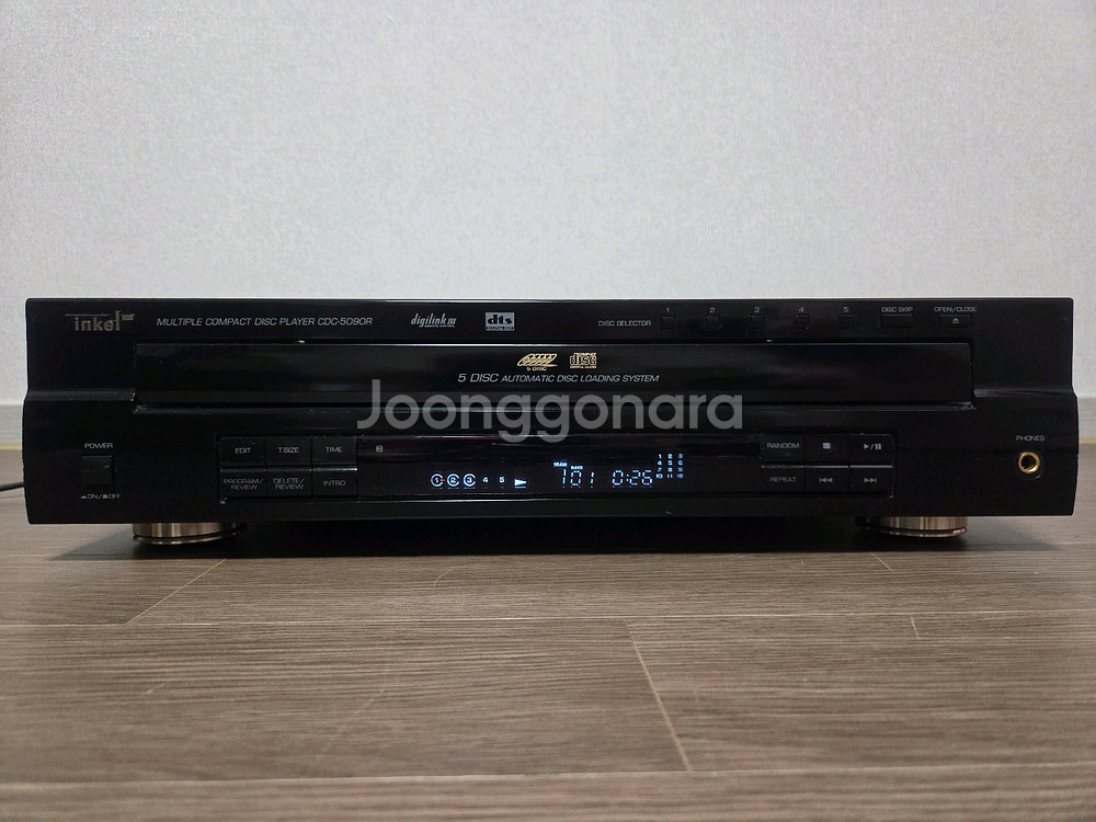 인켈 5CD 플레이어 CDC-5090R--0