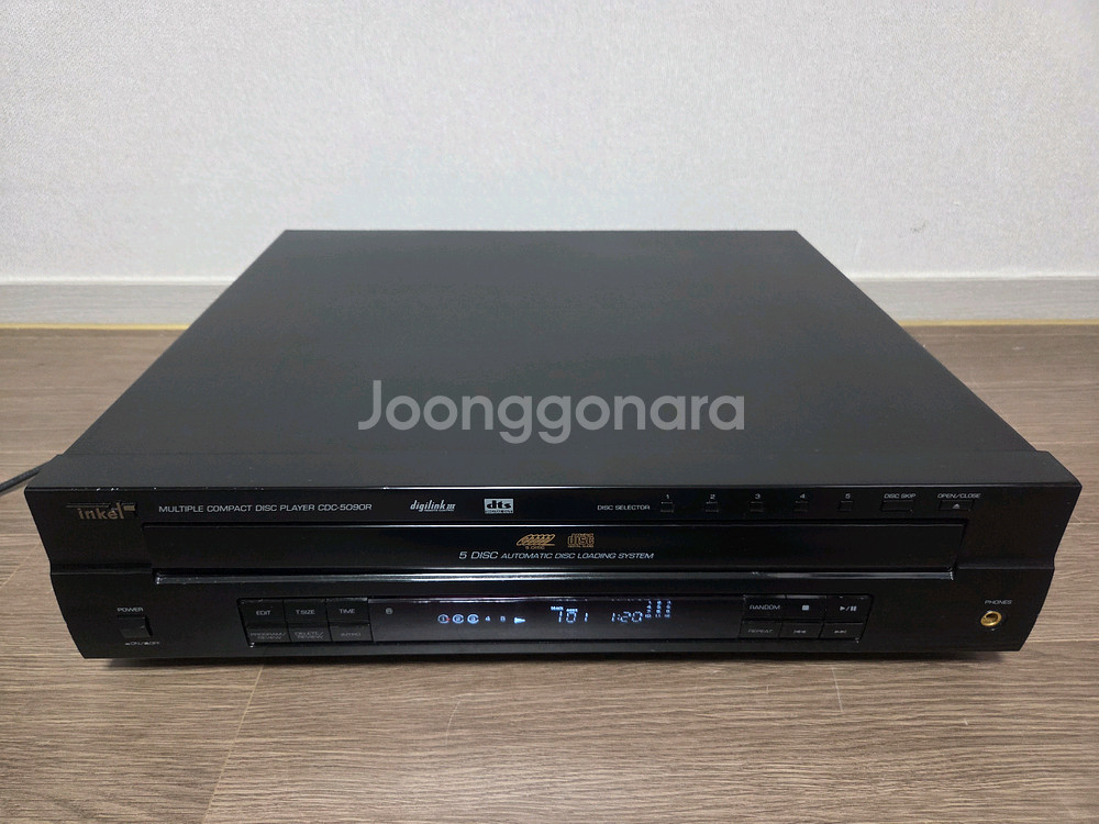 인켈 5CD 플레이어 CDC-5090R--3