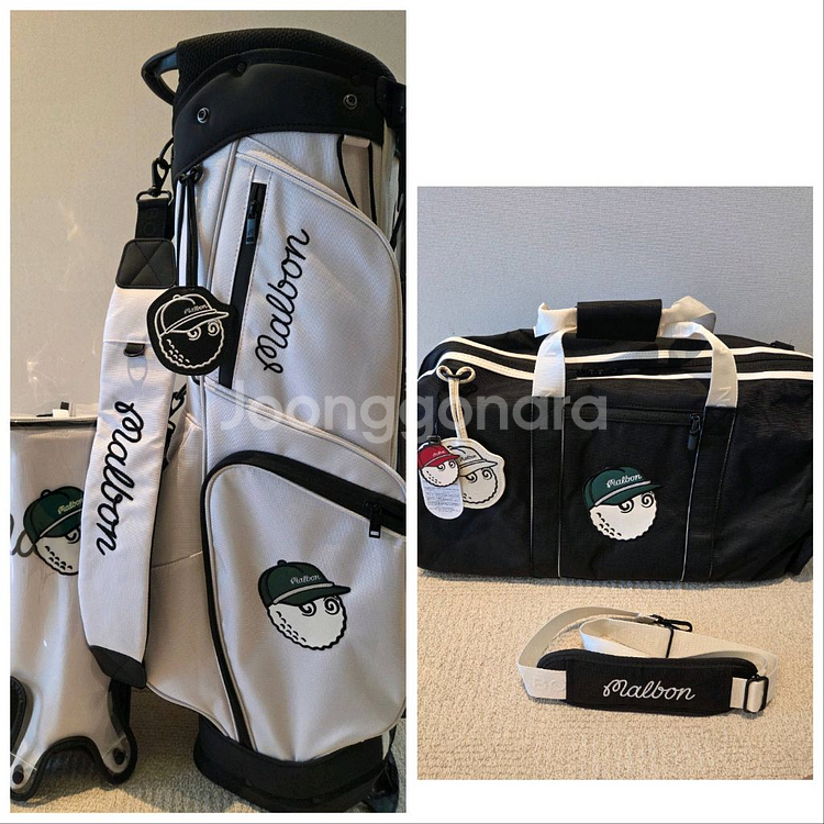 국내당일무료발송 말본골프백 캐디백 보스턴백 세트--0