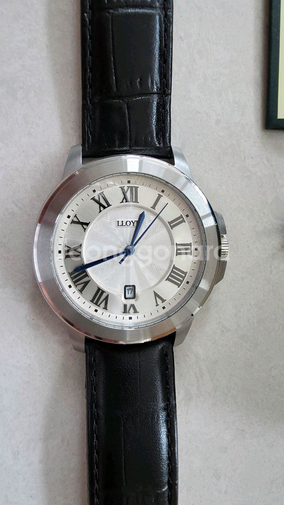 로이드 남성 가죽밴드 시계--1