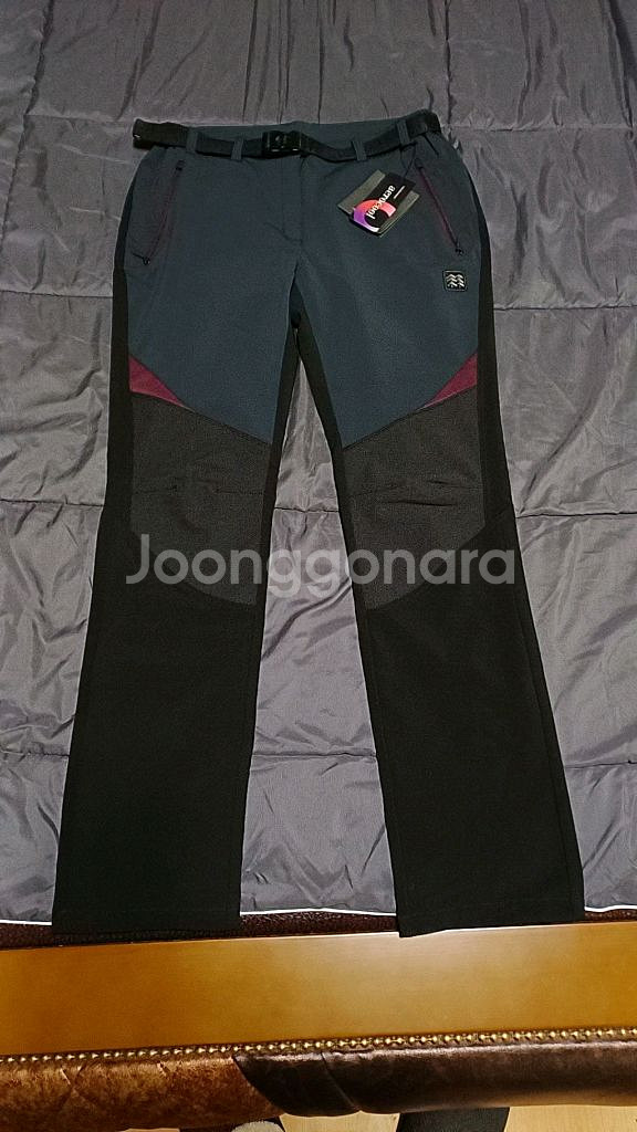 코오롱 미사용 얇은등산바지 여성29인치 기장100--0