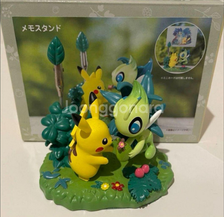 포켓몬센터 메모스탠드 세레비 피카츄 피규어 숲의 선물--0